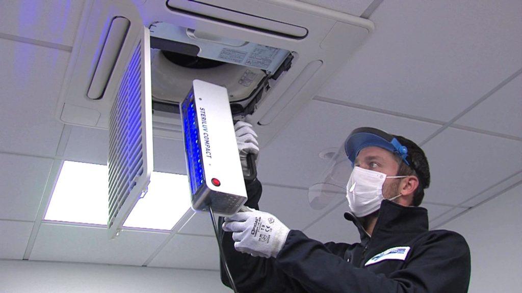 SterilUV Compact - UV disinfection of air conditioning.