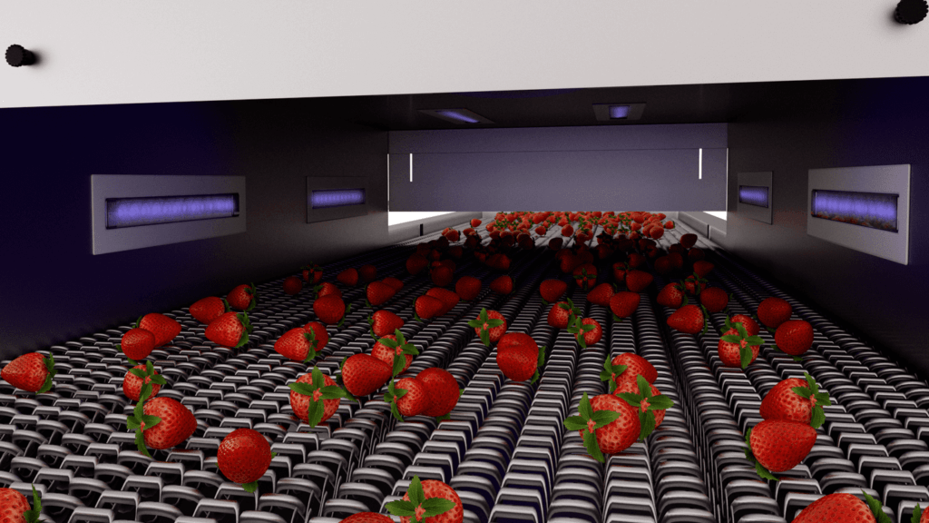 Disinfection of food products -steriluv